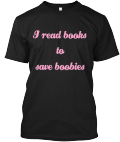 I read books to save boobies