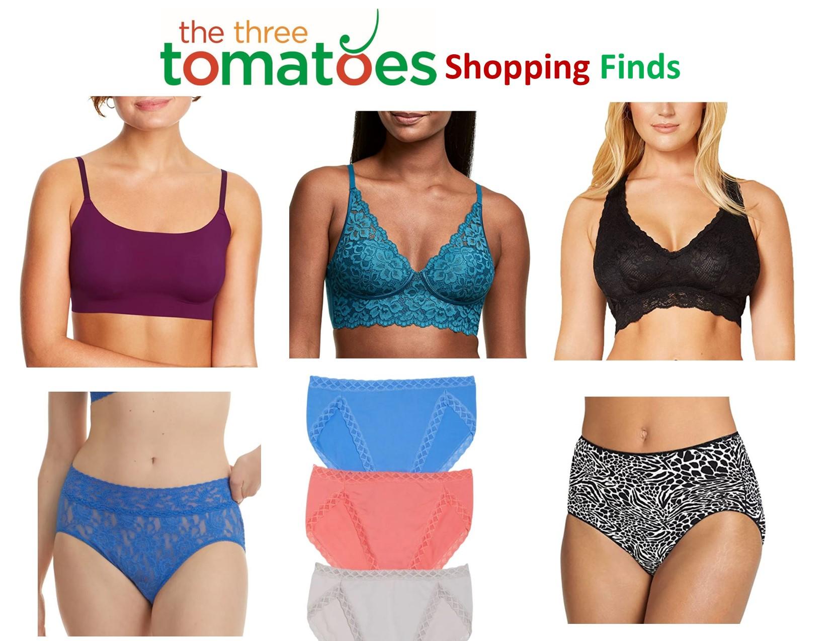 Comfortable Bras and Panties - The Three Tomatoes